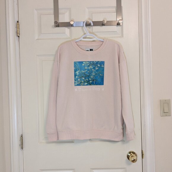 RARE Vans x Van Gogh Almond Blossom Sweatshirt - Picture 2 of 5